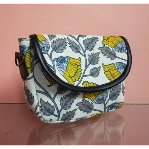 Fancy Printed Sling Bag - Colorful Fabric Design, Multicolor Options Available | Modern Style, Customized Fit, Hands-free Carrying
