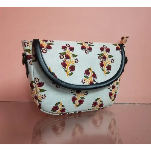 Fancy Printed Sling Bag - Colorful Fabric Design, Multicolor Options Available | Modern Style, Customized Fit, Hands-free Carrying