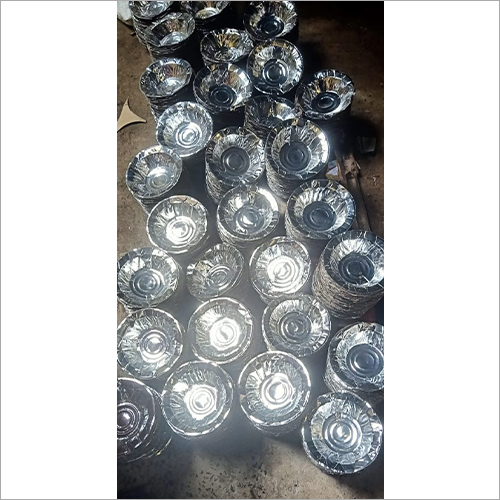 सिल्वर 8 इंच डोना प्लेट