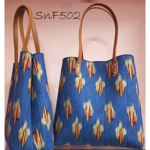 Printed Tote Bag - Multicolor Variety, Modern Design With Durable Handles In Different Available Sizes