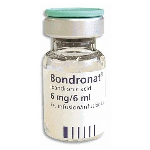 Bondronat Injection Ingredients: Ibandronic Acid (6mg)