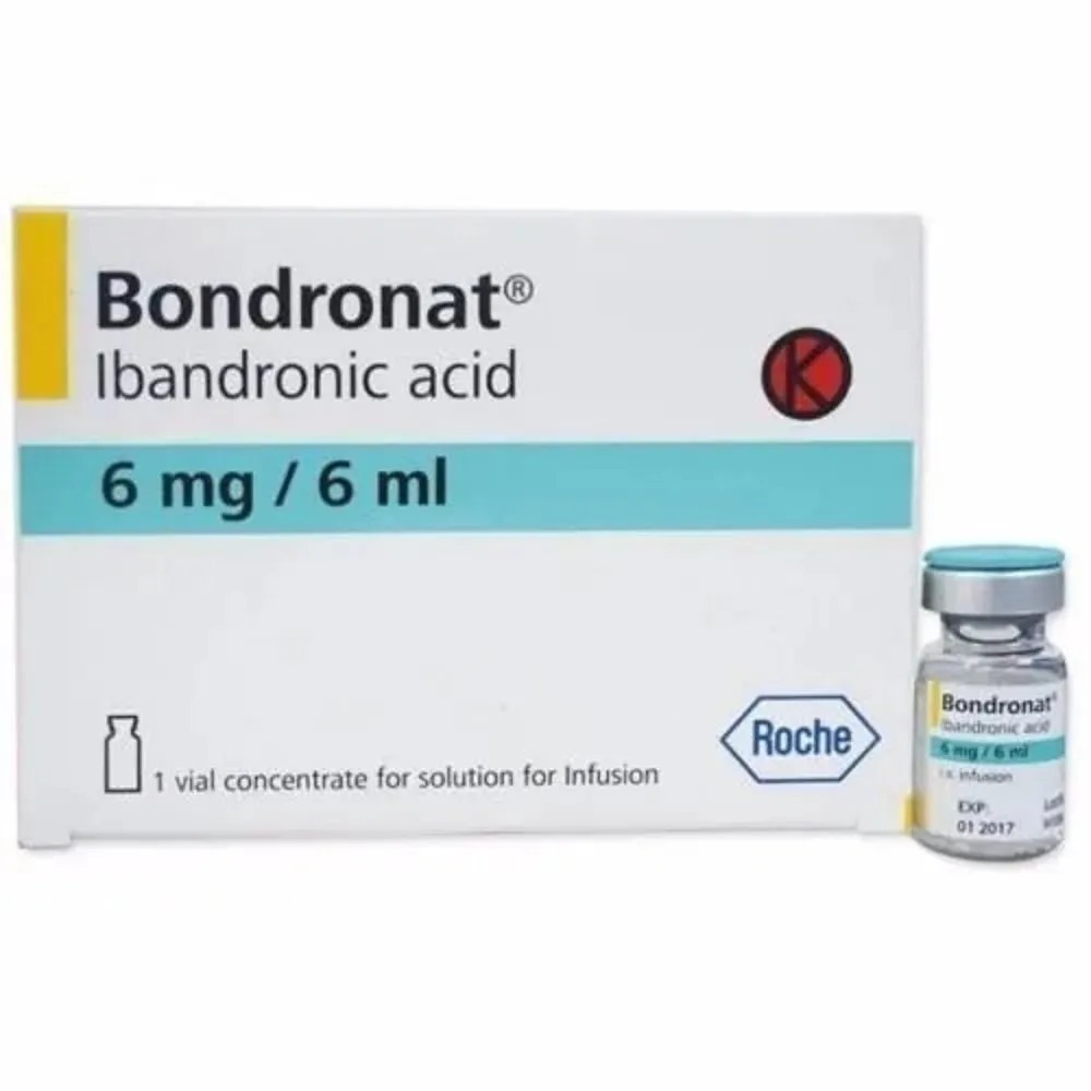 Bondronat Injection Ingredients: Ibandronic Acid (6mg)