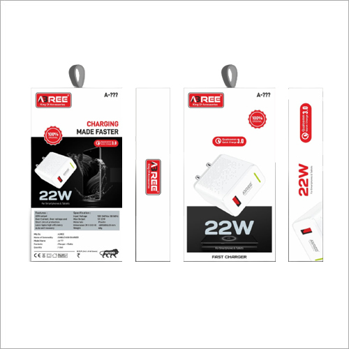 सफेद 22w A3ree चार्जिंग तेजी से हुई