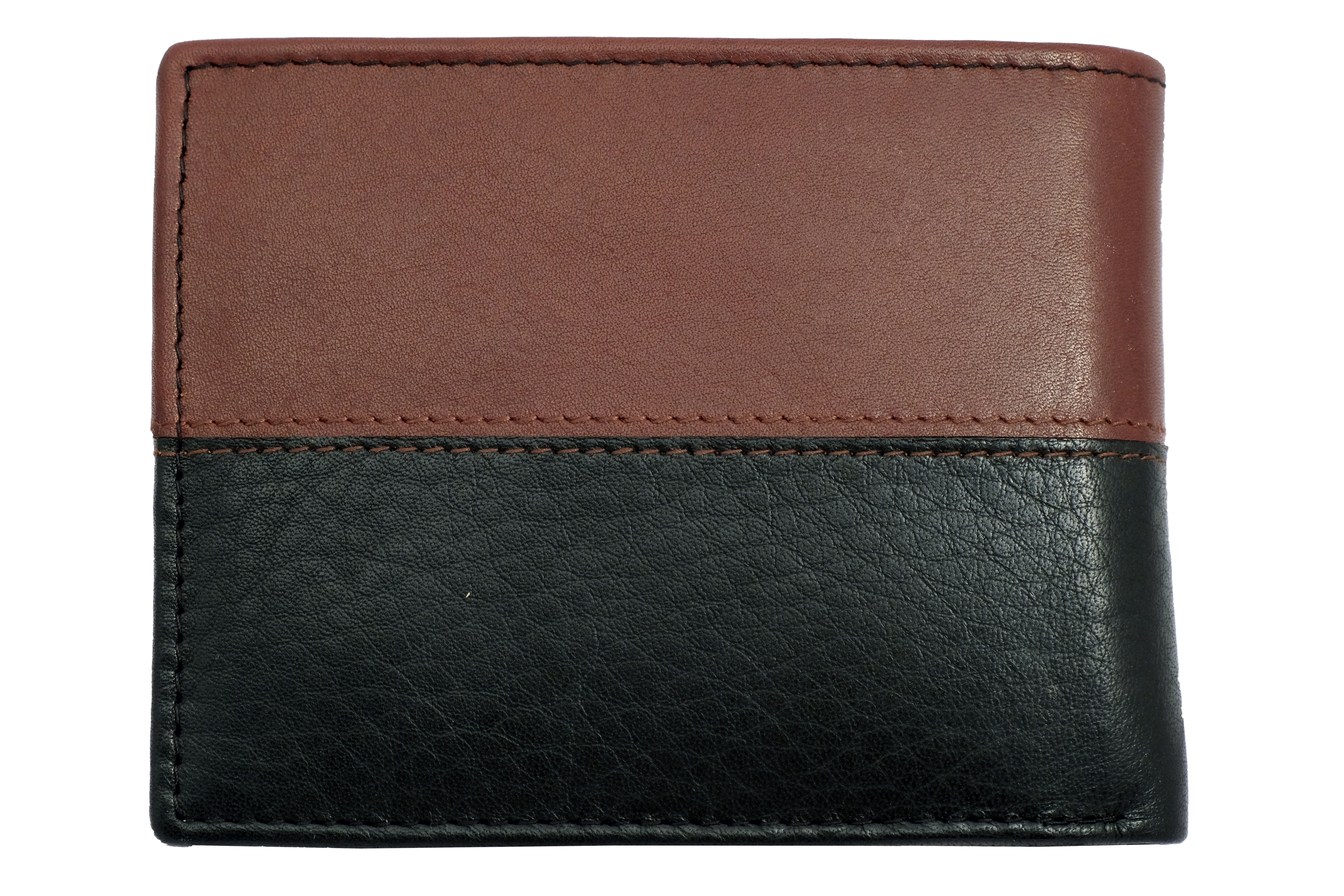 Brown & Deep Brown Pattern Men's Wallet