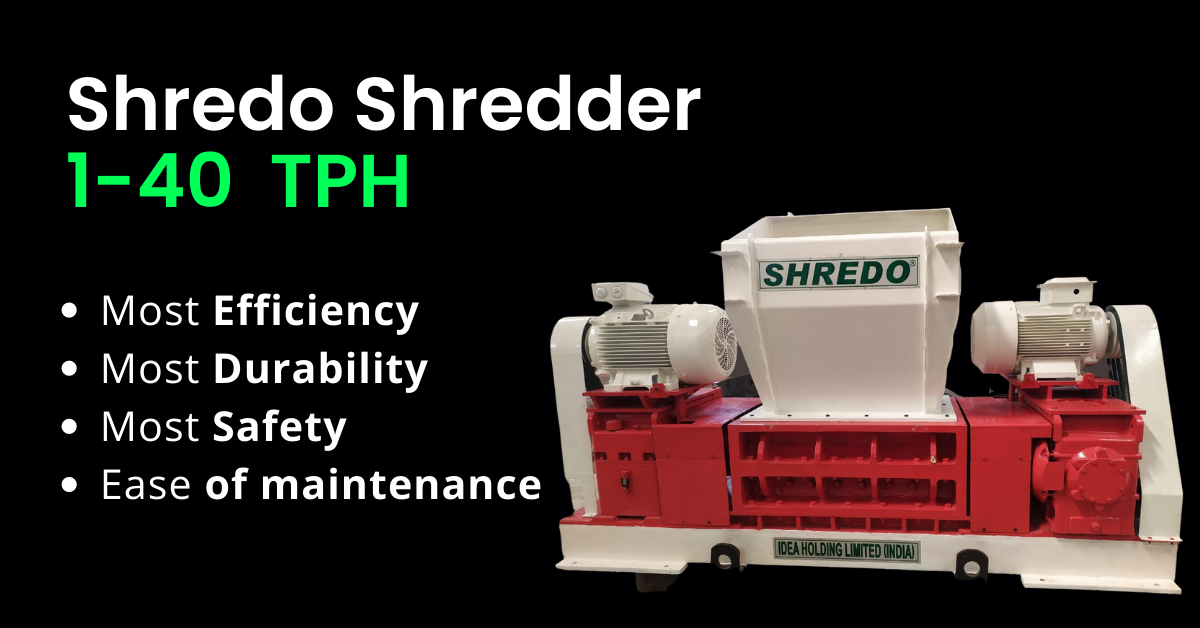Biomass Shredder - Electric Motor, Automatic Cutter Type | Noise-free Operation, Energy Efficient, Easy To Operate