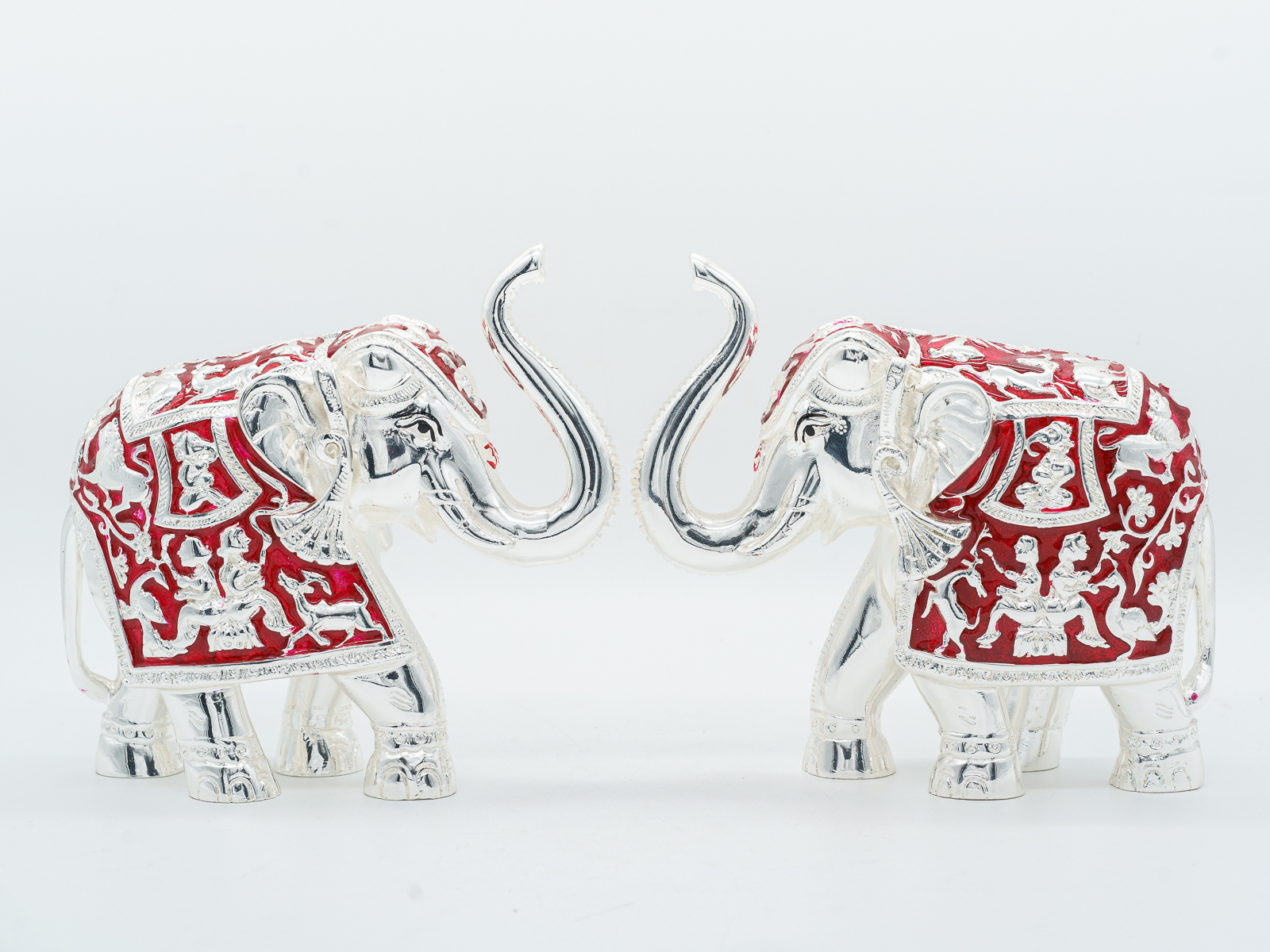 Silver Plated Elephant