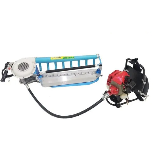 सिल्वर एंड रेड 2 स्ट्रोक पेट्रोल टी हार्वेस्टर