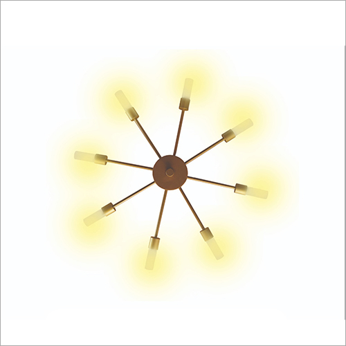 Golden Ceiling Light