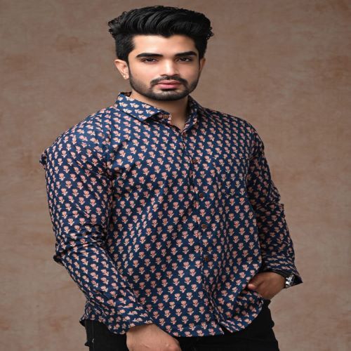 Printed Shirt - 100% Cotton, Available In Multiple Sizes , Effortlessly Stylish And Comfortable Design