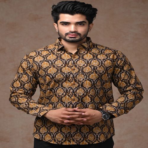 Printed Shirt - 100% Cotton, Available In Multiple Sizes , Effortlessly Stylish And Comfortable Design