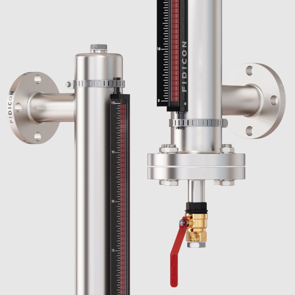 Side Mounted Magnetic Level Indicator - Length: 10 Meter (M)