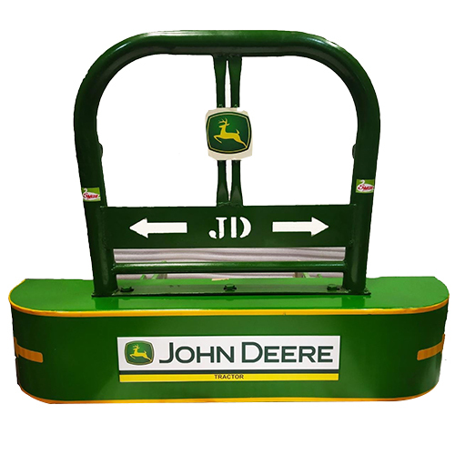 Black Tractor Bumper With Jali