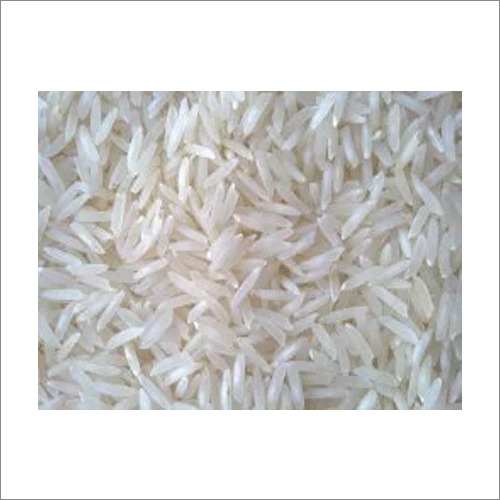 White Basmati Rice - Long Grain, 100% Pure, Non-Sticky, Flavorful | Organic, Ideal for Daily Cooking, Shelf Life 24 Months