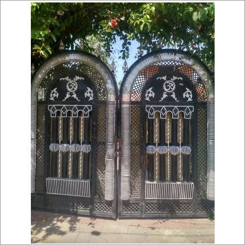 ब्राउन 10 एमएम माइल्ड स्टील स्विंग गेट