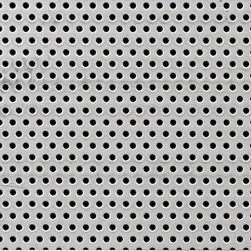 Stainless Steel Perforated Sheets - Color: Silver