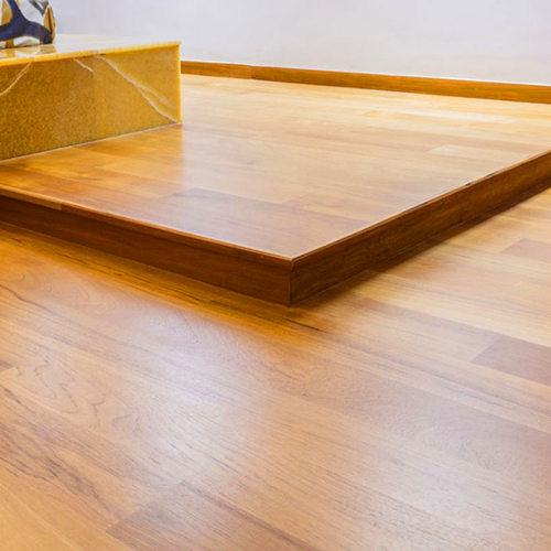 Kingsmen Wood Flooring - Burma Teak Wood, 15mm Thickness, Matte Finish, Indoor Use, Water Resistant