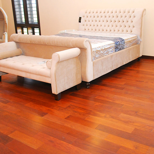 Kingsmen Wood Flooring - Burma Teak Wood, 15mm Thickness, Matte Finish, Indoor Use, Water Resistant