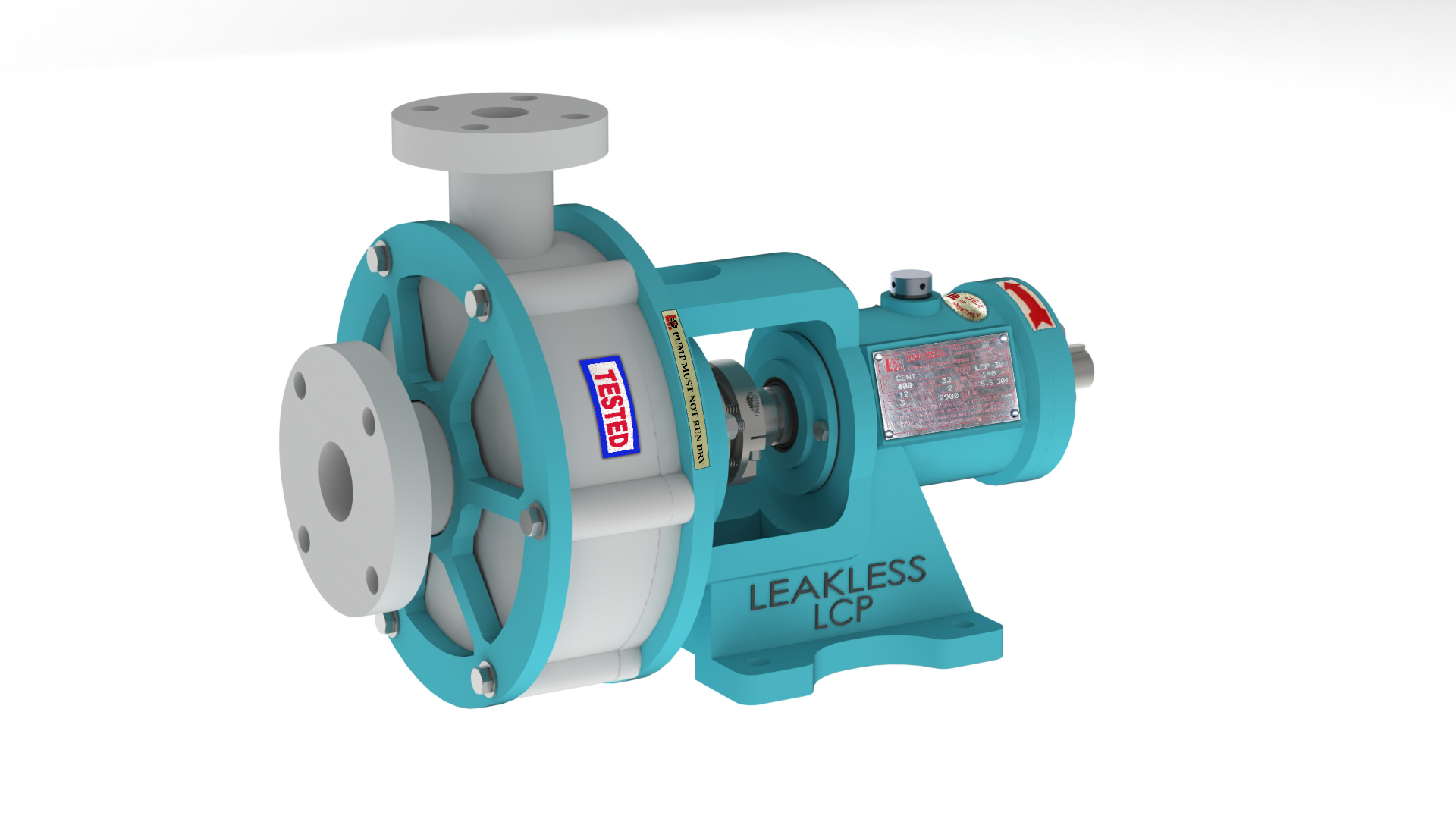 Pp Centrifugal Pump - Color: Bright Blue
