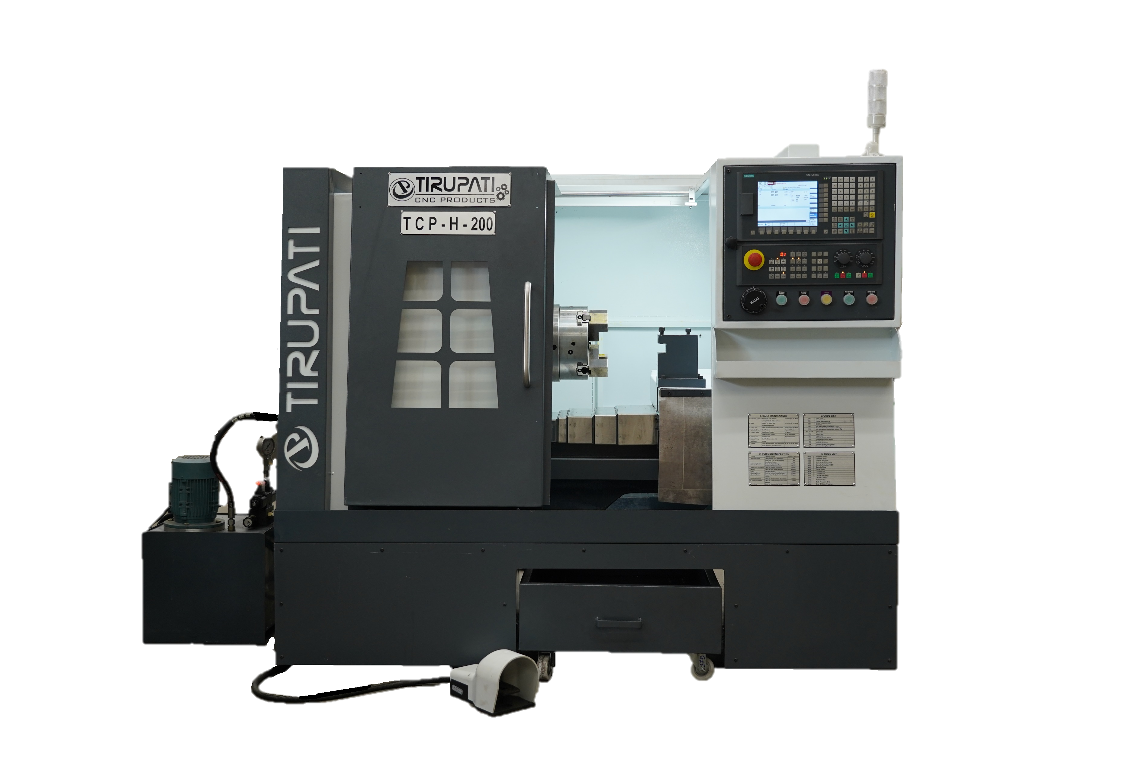 Automatic Tcp-h-200l Cnc Lathe Machine