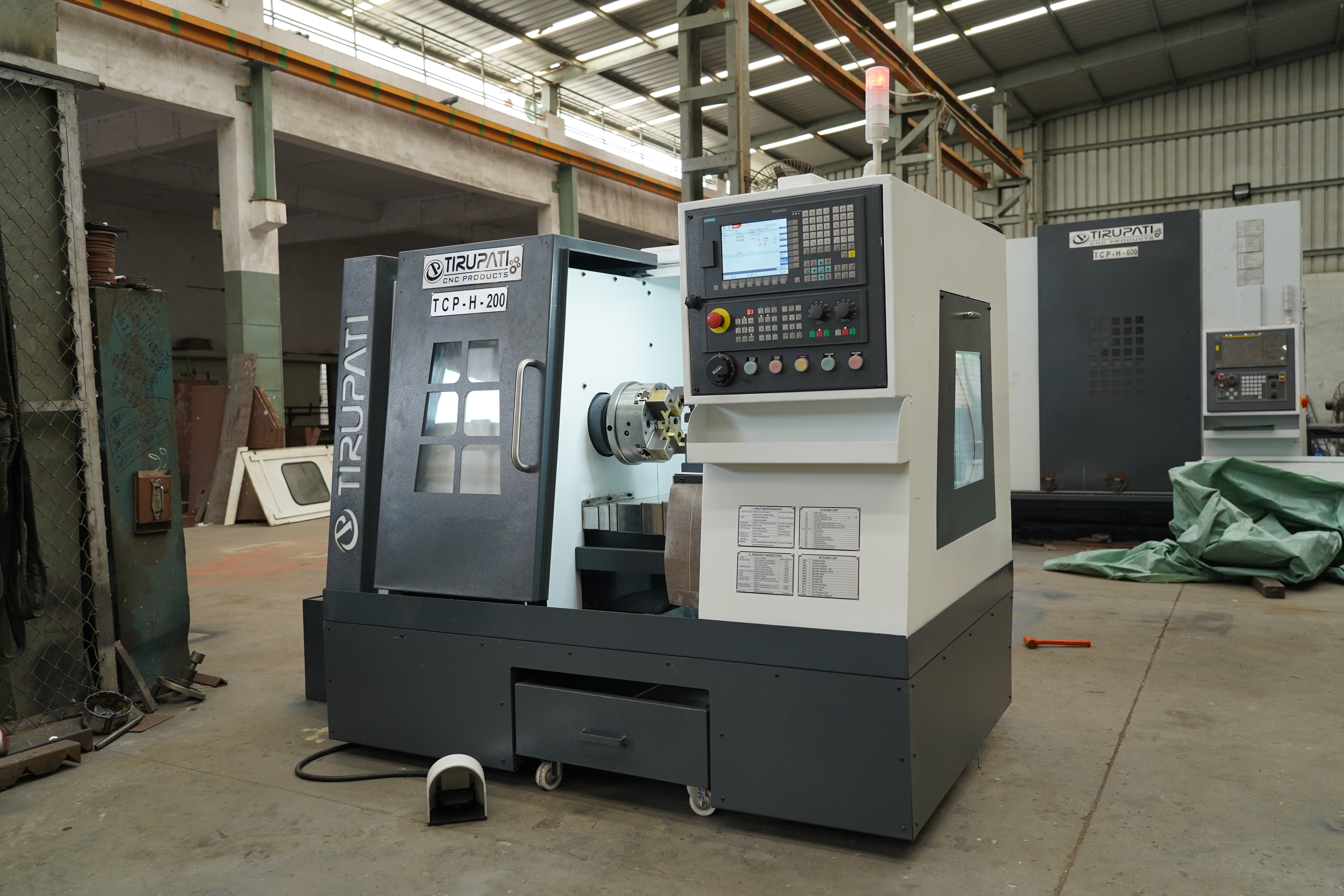 Automatic Tcp-h-200l Cnc Lathe Machine