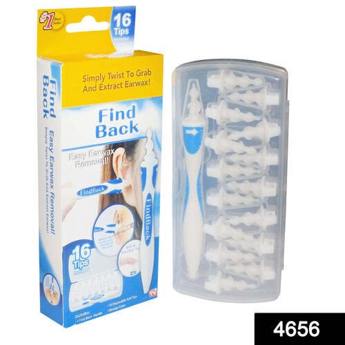 Smart Swab Silicone Easy Earwax Removal With 16 Replacement Soft Tips - 250 Grams, Multi-color | Safe And Gentle For All Ages, Easy To Clean