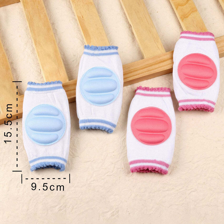 Kids Knee Protector (6220) - Breathable Knit Material, Size 2-6 Years, Multi/assorted Color | Two-way Stretch, Reduces Injury Risk