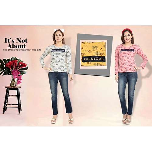 Ladies Fancy Top - Customized Sizes | Printed Designs In Various Colors