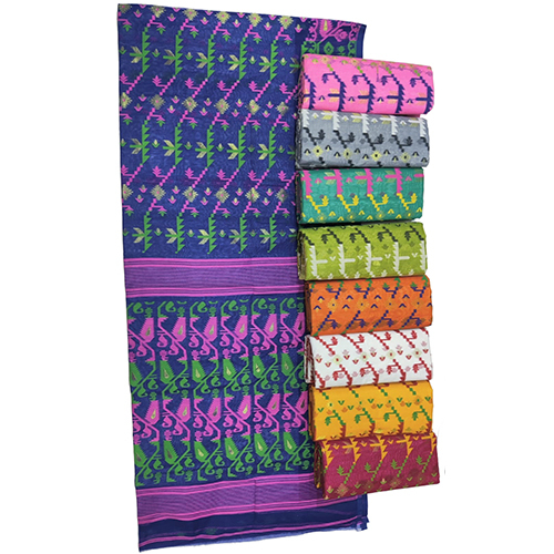 वज़न में हल्का जामदानी साड़ी फ़ैब्रिक