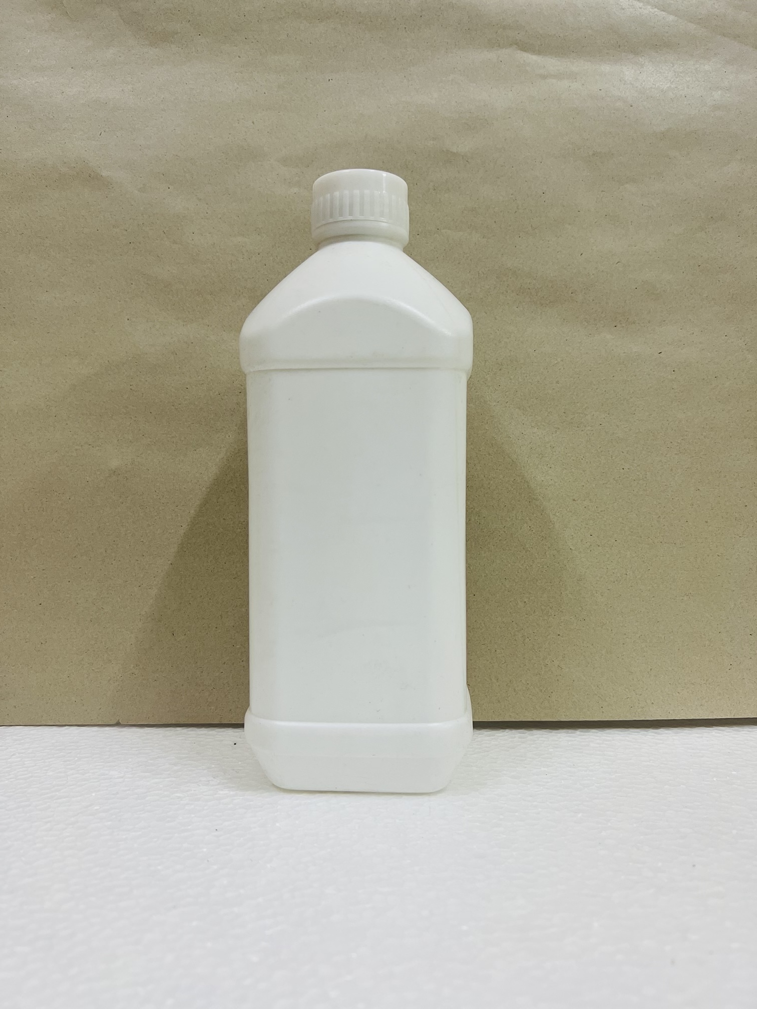 Hdpe Square White Bottle - Material: Plastic