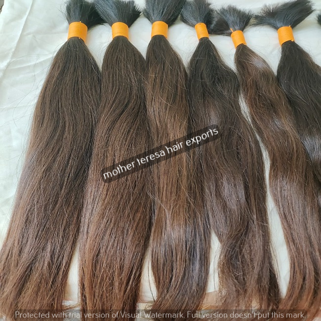 Colored Human Hair - Color: Natural Brown