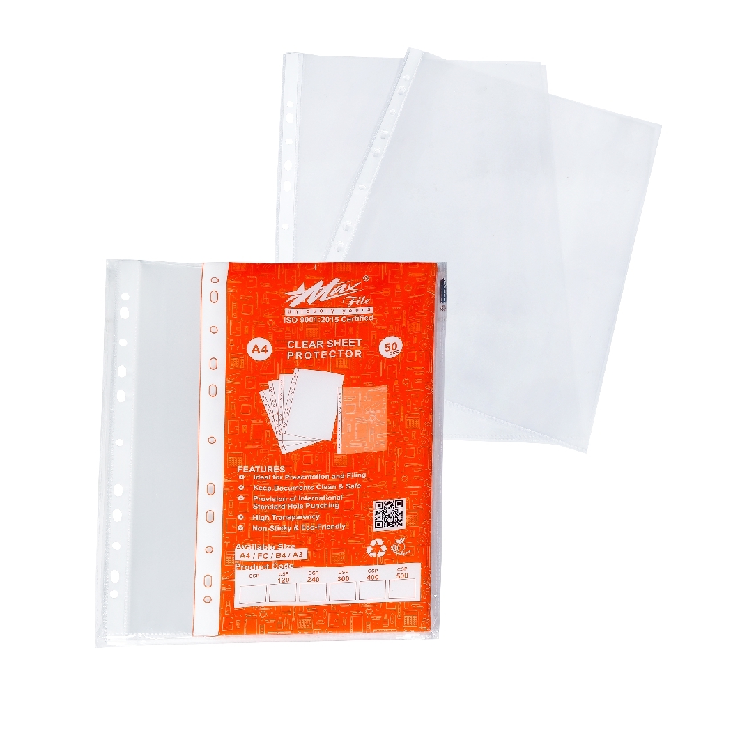 Sheet Protector - Plastic