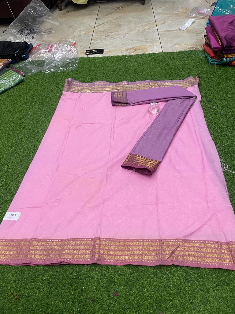 Mix Soft Cotton Silk Saree