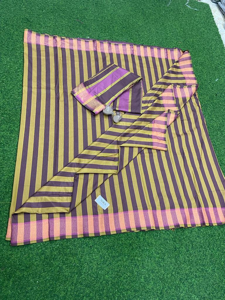 Mix Soft Cotton Silk Saree