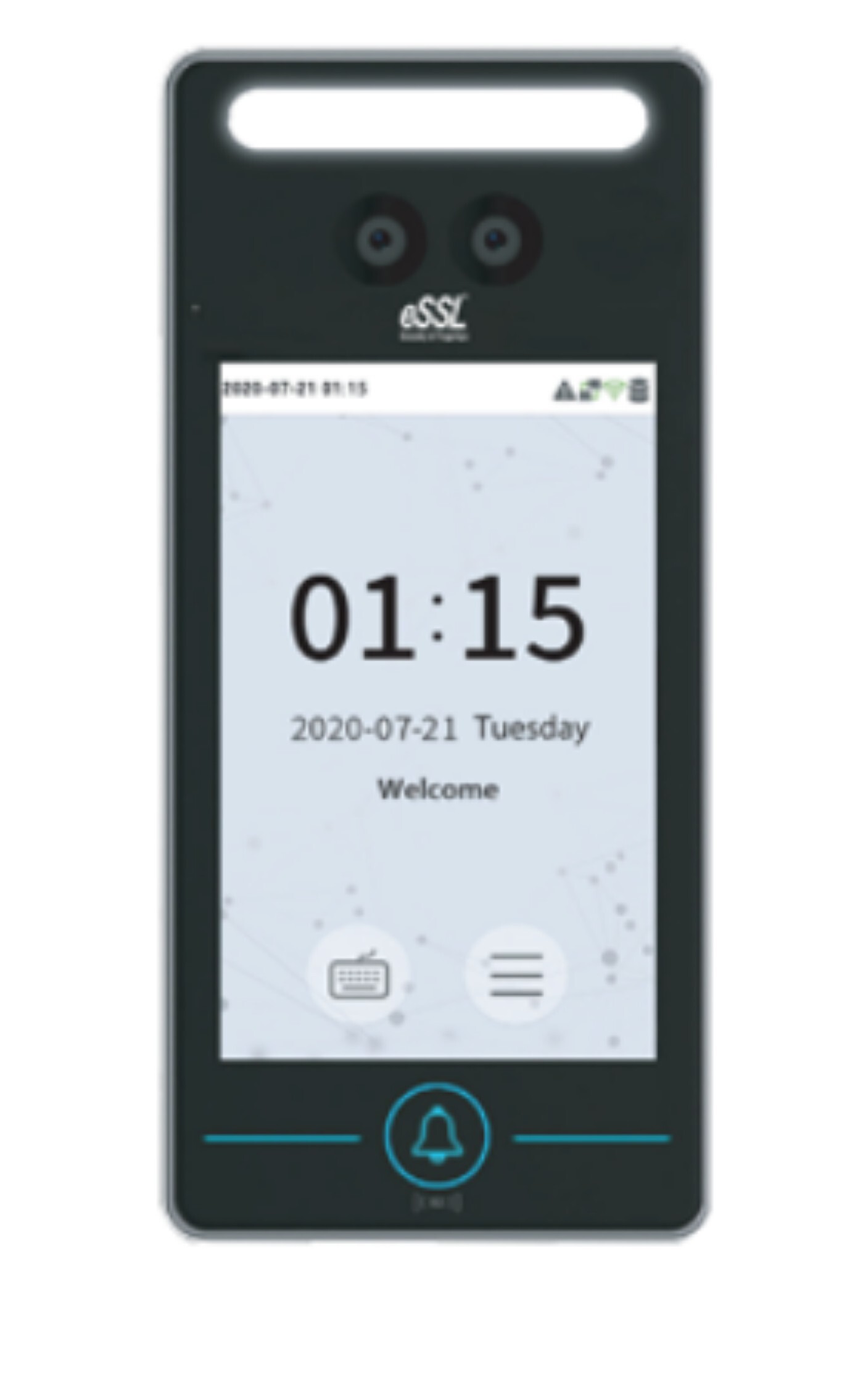 Essl Pluto Biometric - 72.94x157.94x23 Mm , Visible Light Facial Recognition, Anti-spoofing, 1000 Face Capacity, 150000 Transactions
