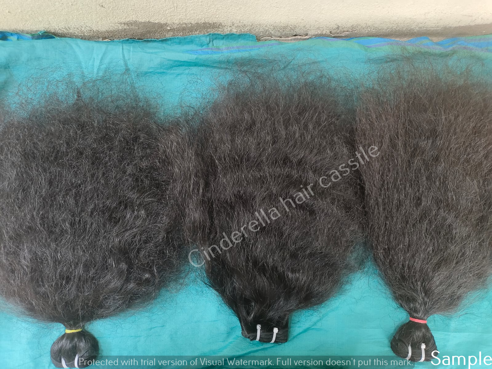 Black Virgin Curly Human Hair Extensions