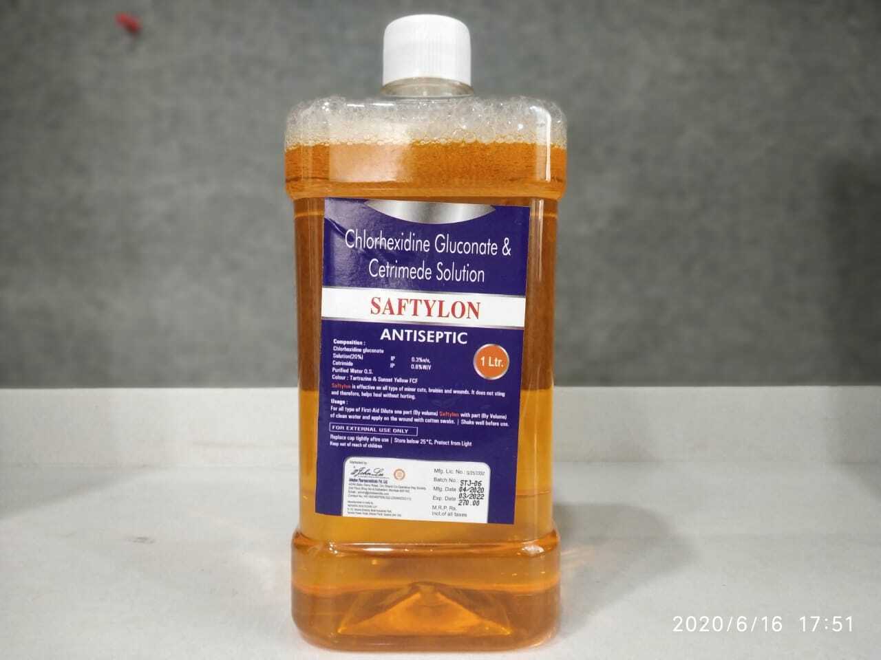 Chlorhexidine Gluconate & Cetrimede Solution - 0.2% W/w Concentration, Available In 100ml, 500ml, 1000ml With Measuring Cap