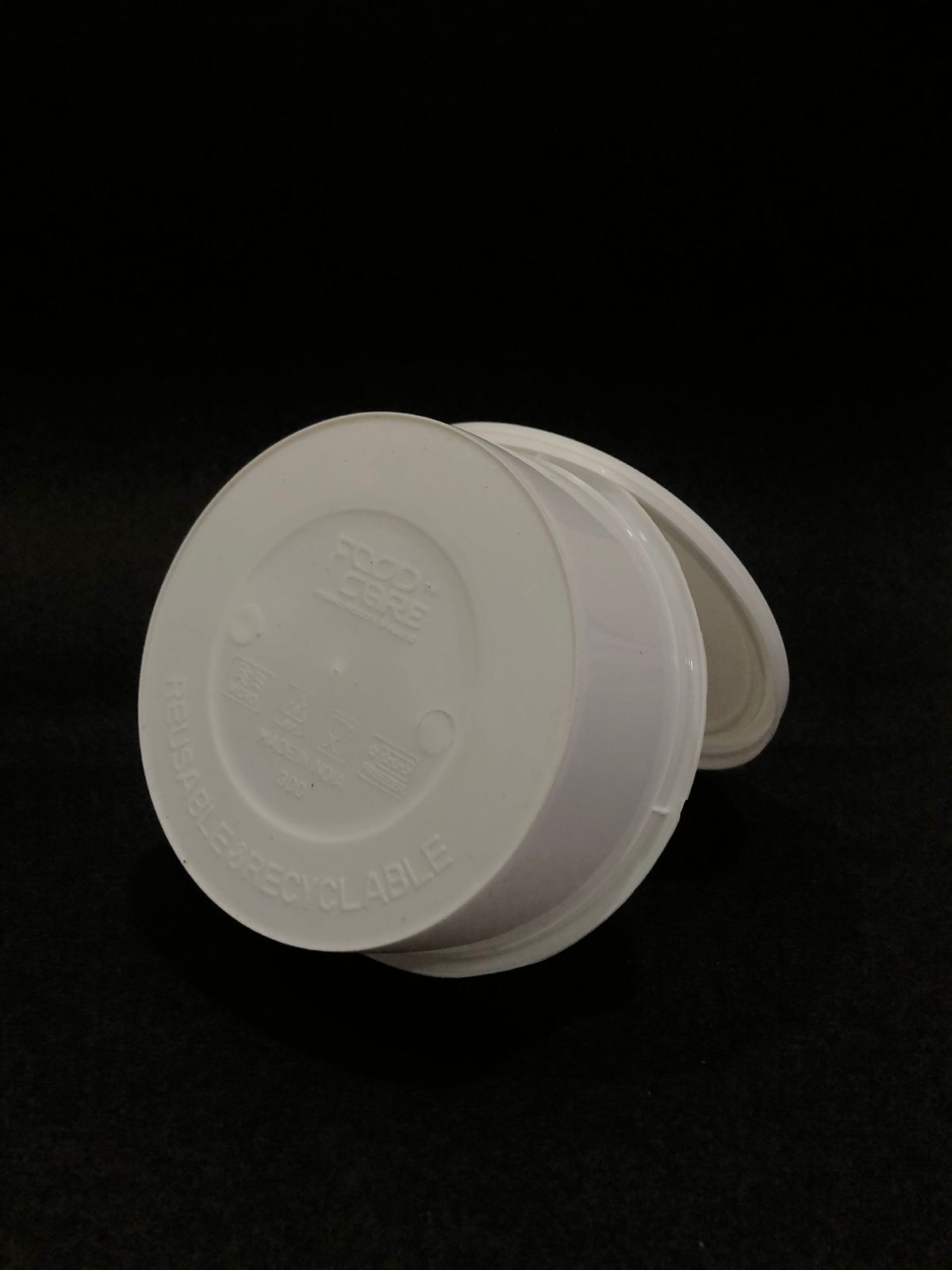 300ml White Plastic Food Container Application: Commercial