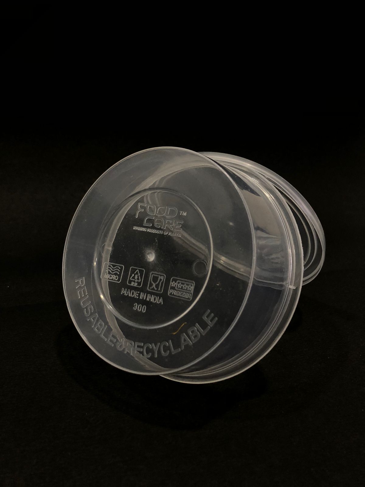 300ml Transparent Food Plastic Container - High-quality Plastic 300ml Size Transparent Color | Suitable For Commercial Application Versatile Storage Options