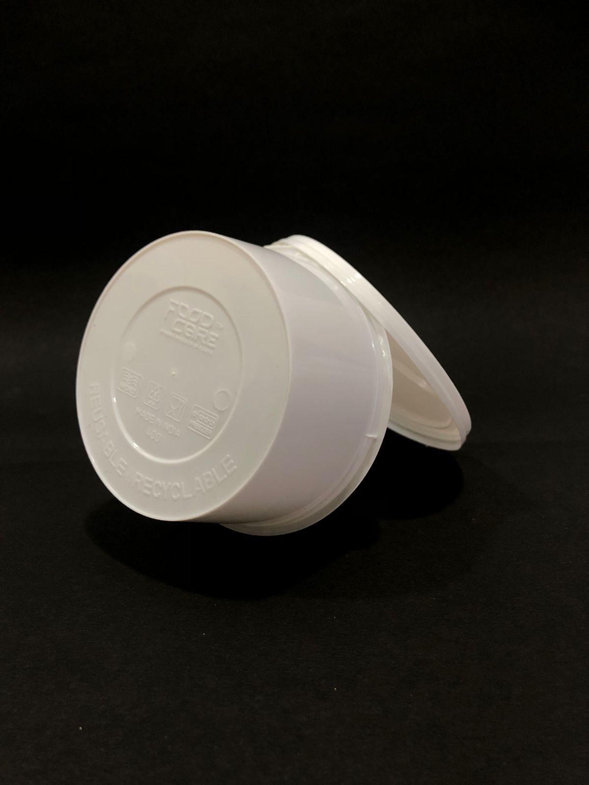 400 Ml Milky Plastics Food Container Application: Commercial