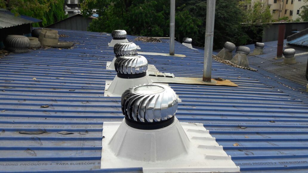 Air Turbo Ventilator - Stainless Steel & Aluminium, 21", 22", 24" Sizes, Durable Design