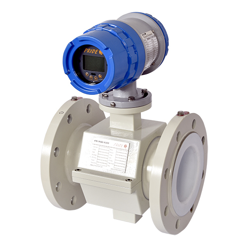 Grey/Blue Electromagnetic Flowmeter For Chemical