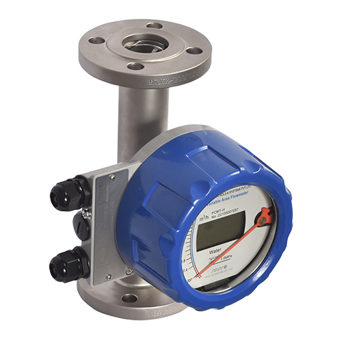 Blue Digital Variable Area Flowmeter