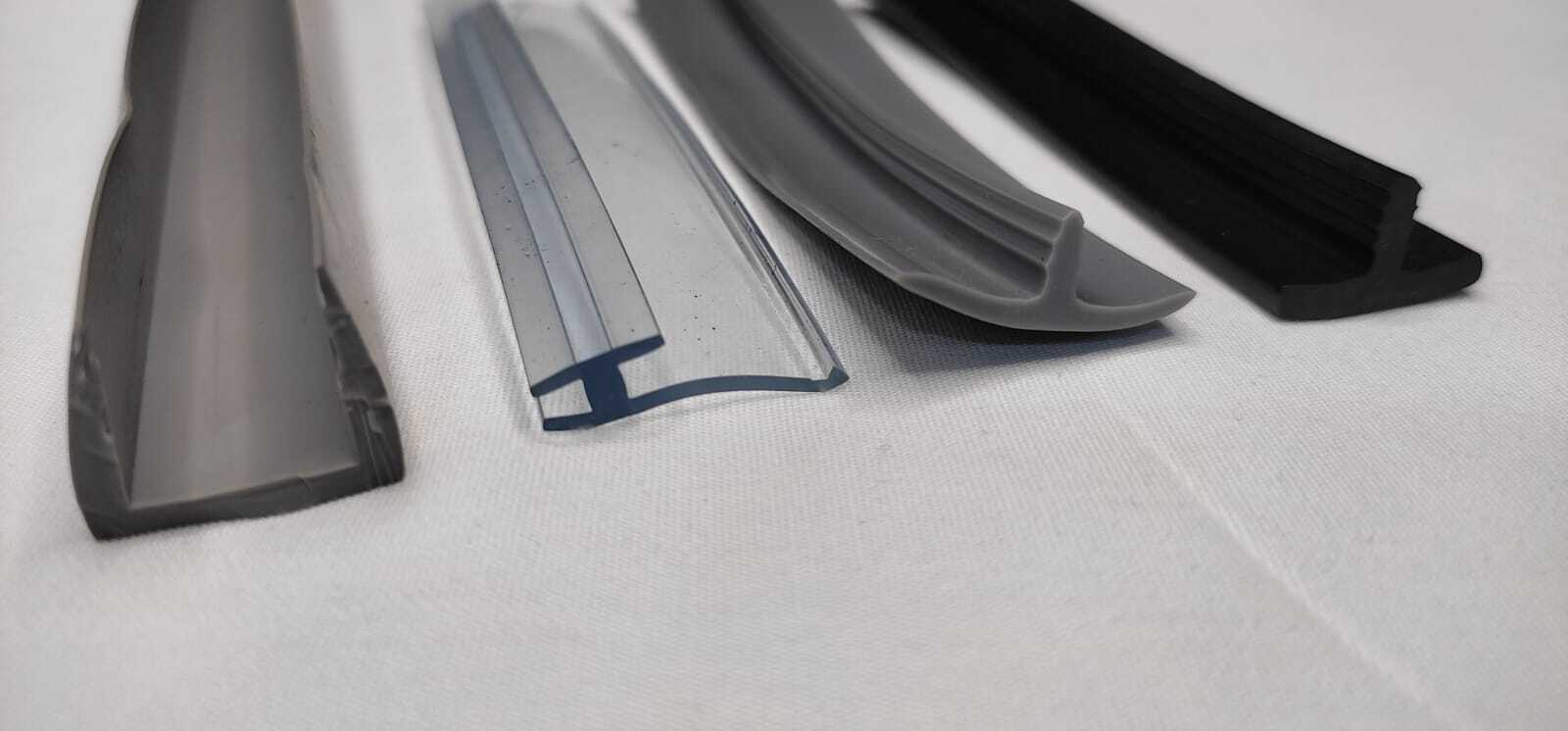 Flexible  Pvc Profile - Color: Red Beige Brown Gray