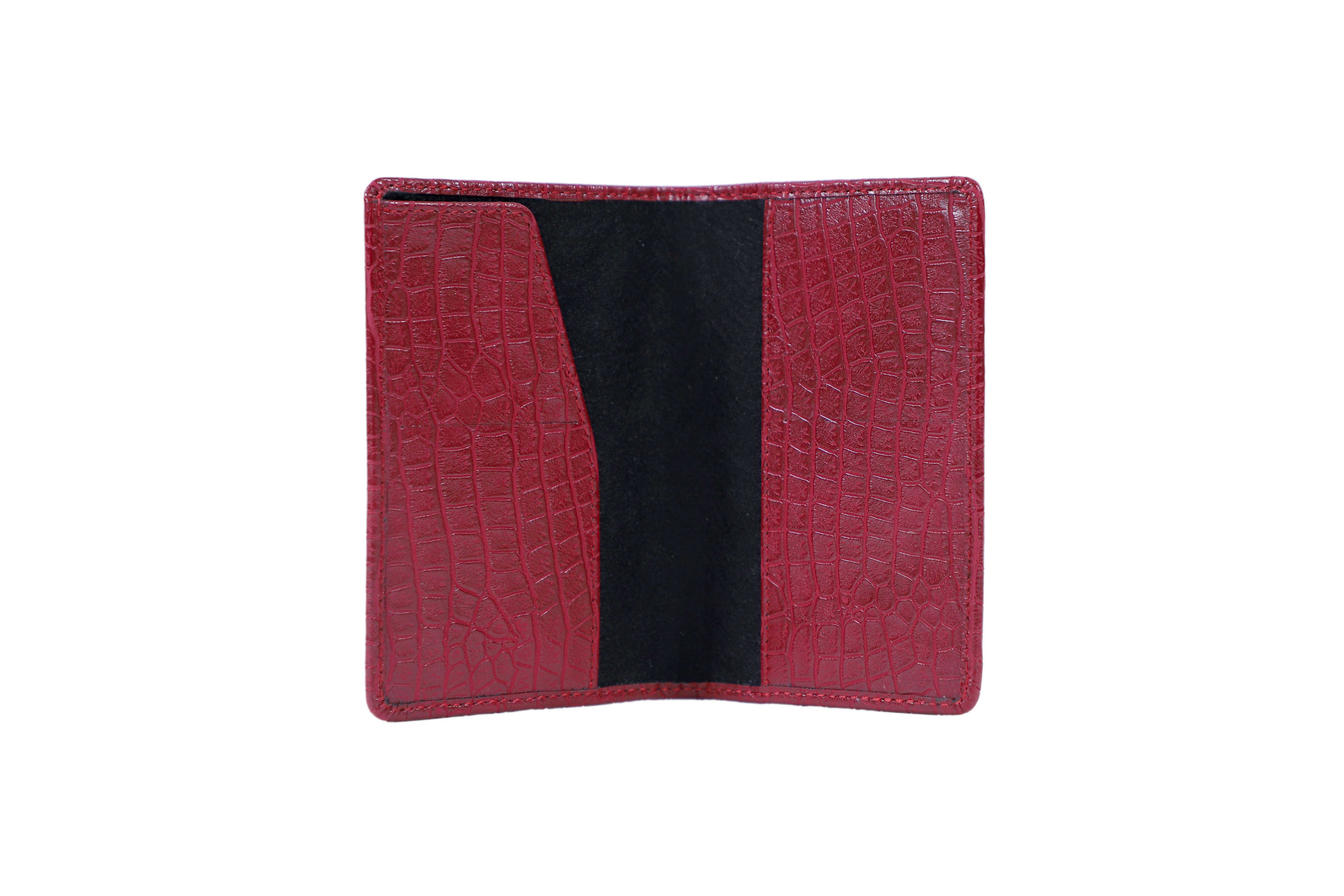 Passport Cover - Color: Red And Black
