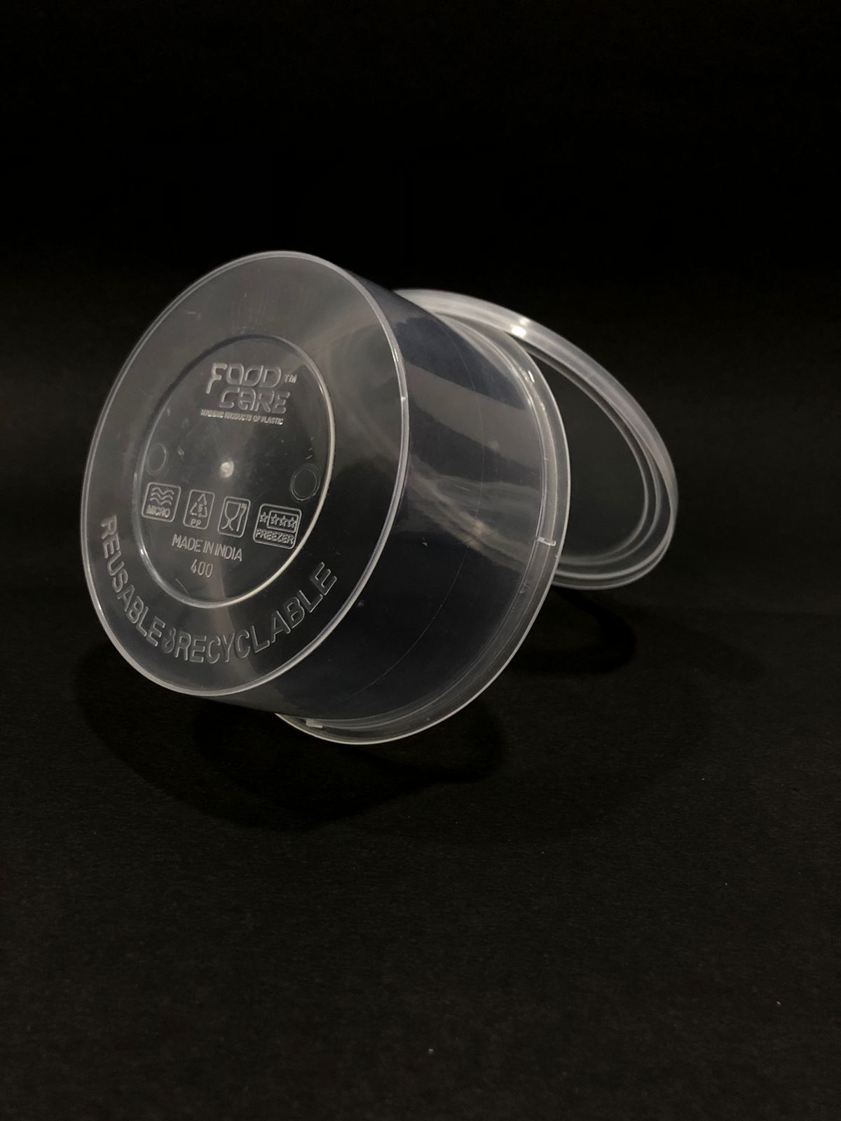 400 Ml Transparent Plastics Food Container