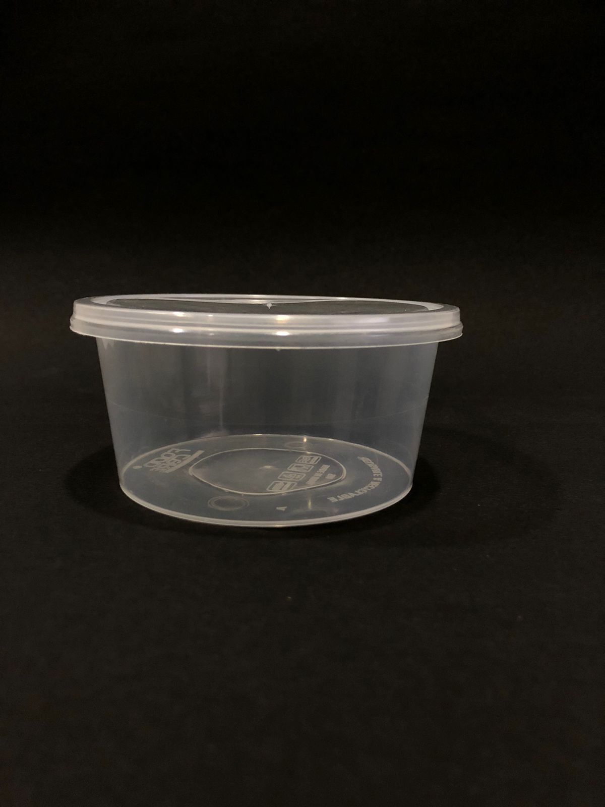 500ml Transparent Food Plastic Container - Pp Material | High-quality Injection Molded Design, Ideal For Food Packaging And Storage