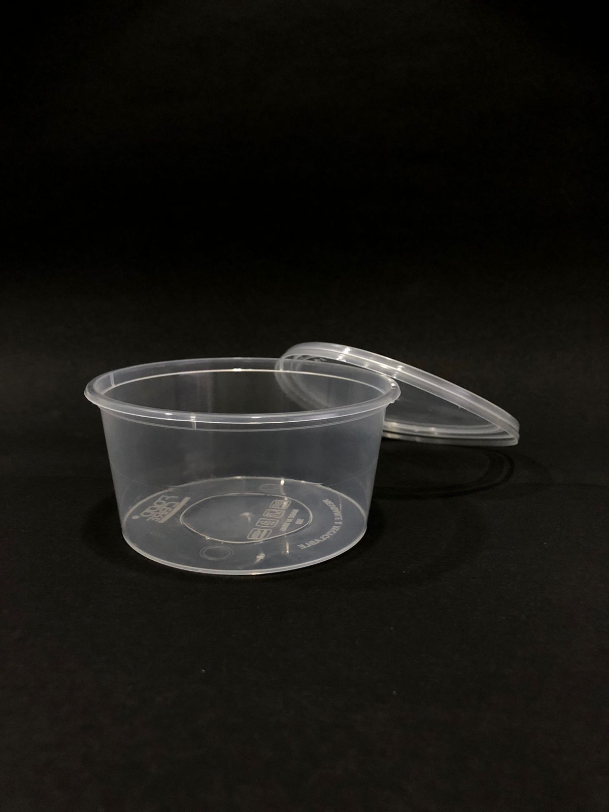 500ml Transparent Food Plastic Container - Pp Material | High-quality Injection Molded Design, Ideal For Food Packaging And Storage