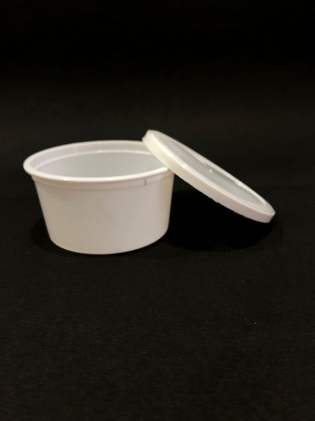 250 Ml White Plastic Food Container - Pp Material, Injection Molded Design | Versatile Use For Food Packaging, Durable And Lightweight