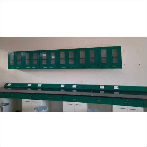 व्हाइट एन ग्रीन लेबोरेटरी ग्रेनाइट टॉप बेंच