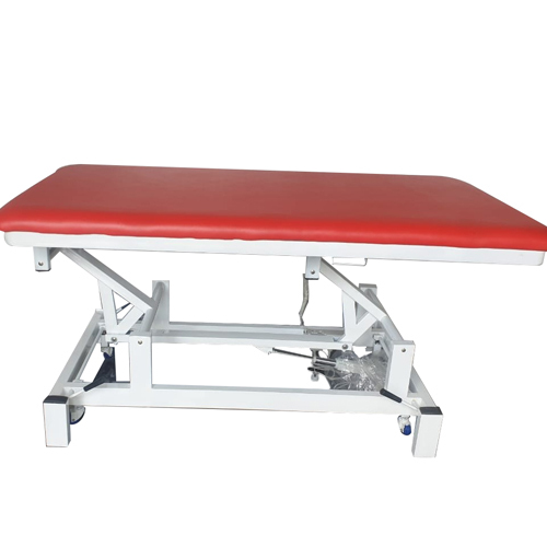 Adjustable Height Bobath Treatment Table With Drop Wheel